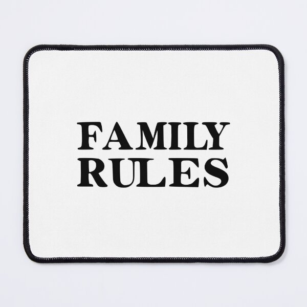 Item preview, Family Rules designed and sold by Frank Ring.