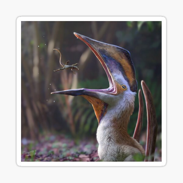Item preview, Aymberedactylus snaps up a lizard designed and sold by Anthony James Hutchings.
