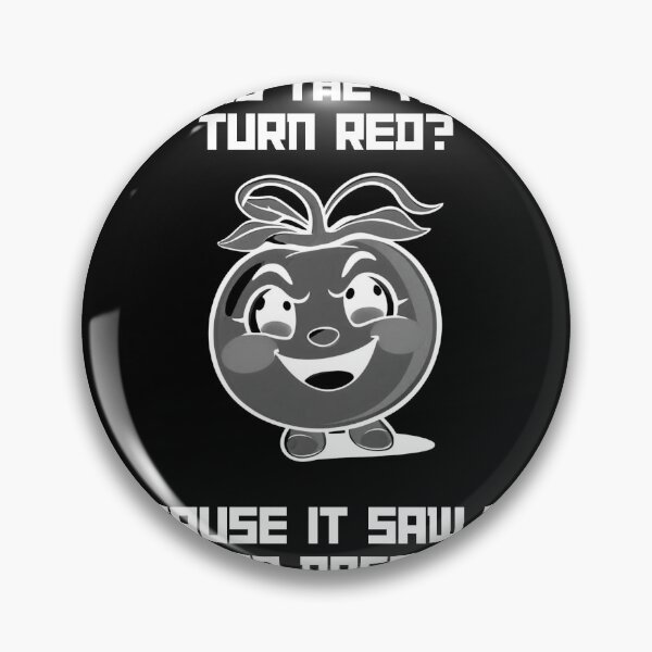 Item preview, Funny T-Shirt: "Why Did the Tomato Turn Red? Because It Saw the Salad Dressing!" designed and sold by Mercixai.