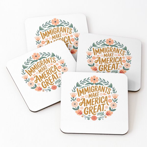 Item preview, Immigrants Make America Great Floral Design designed and sold by tkhrbika.