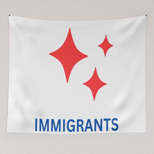 Item preview, IMMIGRANTS MAKE AMERICA GREAT designed and sold by MajesticPx.