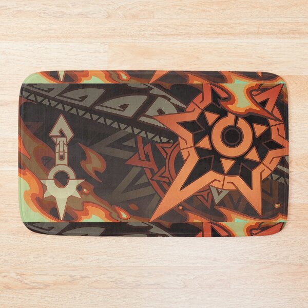 Item preview, Mavuika: Sun-Crowned Genshin Impact Namecard designed and sold by kazatodoesart.