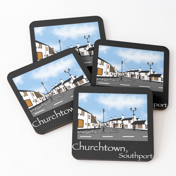 Item preview, Churchtown, Southport Digital Art  designed and sold by DaisyReedStudio.