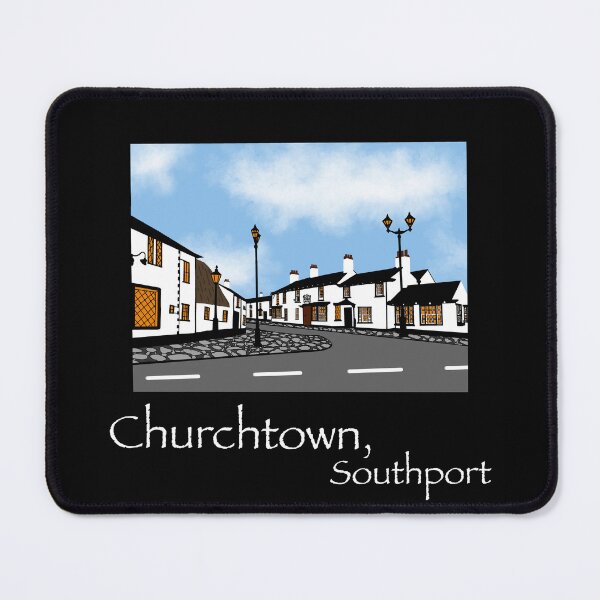 Item preview, Churchtown, Southport Digital Art  designed and sold by DaisyReedStudio.