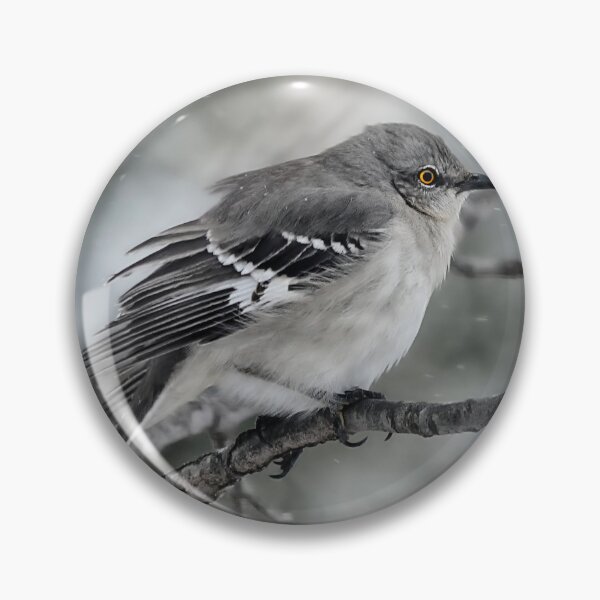 Item preview, Northern Mockingbird In A Flurry designed and sold by Lois  Bryan.