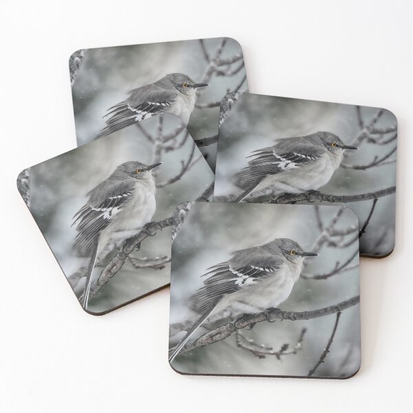 Item preview, Northern Mockingbird In A Flurry designed and sold by Lois  Bryan.