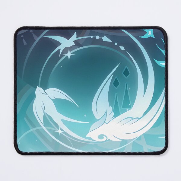 Item preview, Lan Yan: Silver Swallow Genshin Impact Namecard designed and sold by kazatodoesart.