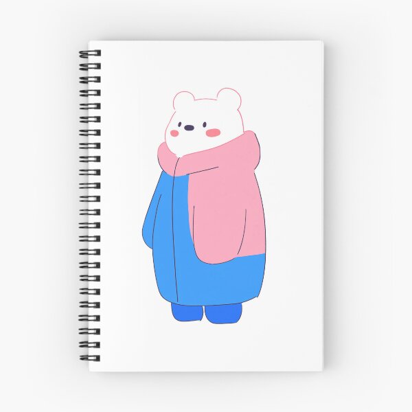 Artikelvorschau, Süßer Kawaii Eisbär im kuscheligen Wintermantel entworfen und verkauft von elimiui.
