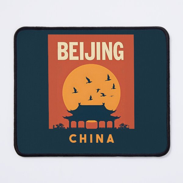 Item preview, A Vintage Travel Illustration of Beijing - China designed and sold by GoodOldVintage.