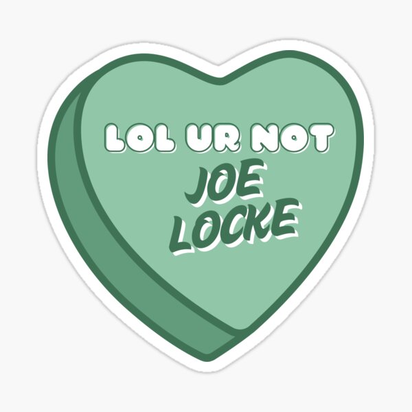 Vista previa del artículo con la obra «Joe Locke, jajaja, no tienes corazón», diseñado y vendido por baranskini.