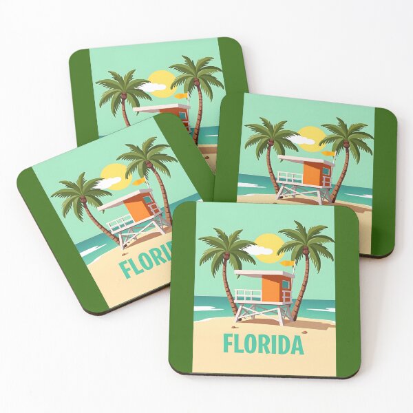 Item preview, A Vintage Travel Illustration of Florida - United States  designed and sold by GoodOldVintage.