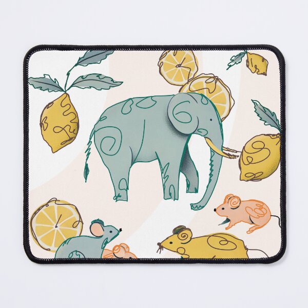 Item preview, Elephants, lemons and mouses designed and sold by LeraKirci.