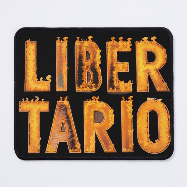 Item preview, Libertarian on fire. designed and sold by Osintown.