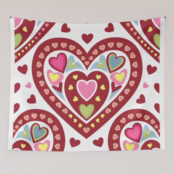Item preview, Heart Pattern designed and sold by trendspatterns.