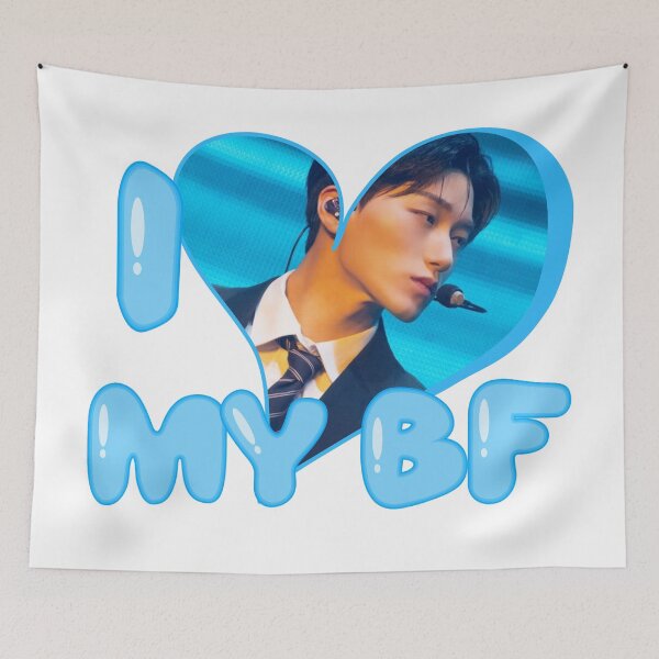 Item preview, Kpop ATEEZ San I Love My BF Funny designed and sold by StarBunnyDesign.