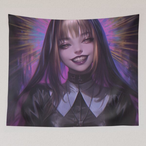 Item preview, Goth Nun designed and sold by CursedbyLilith.
