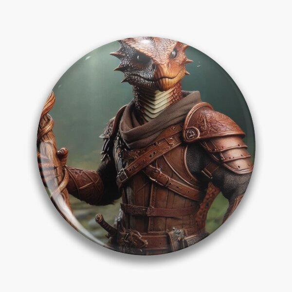 Item preview, Copper Dragonborn Ranger with Staff of the Python designed and sold by Johnny MeatShield.