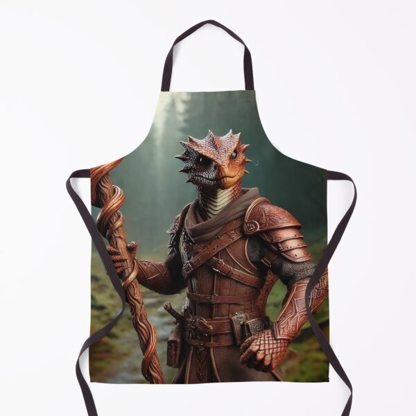 Item preview, Copper Dragonborn Ranger with Staff of the Python designed and sold by Johnny MeatShield.