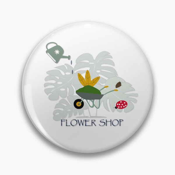 Item preview,  Sticker Flower shop.Gardening collection.Gardening icon set. designed and sold by TaniaArtDesign.