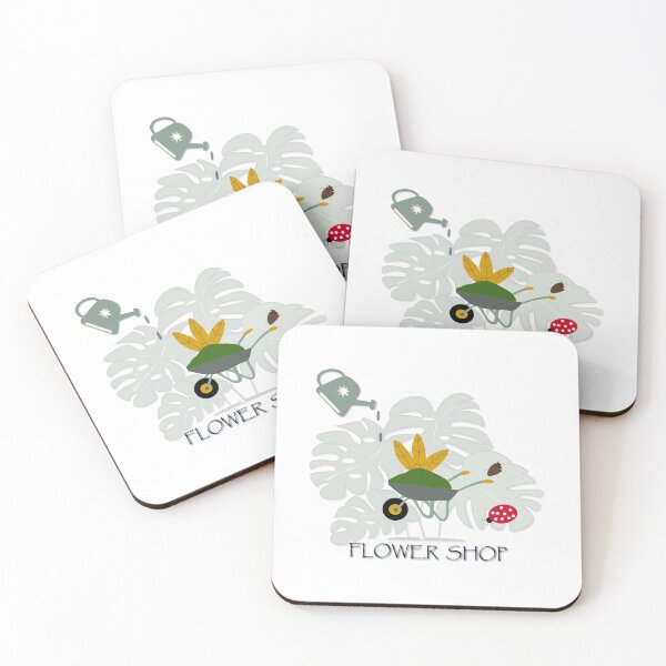 Item preview,  Sticker Flower shop.Gardening collection.Gardening icon set. designed and sold by TaniaArtDesign.