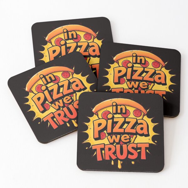 Item preview, In Pizza We Trust – Fun Retro Pizza Design designed and sold by Charlie-Kier.