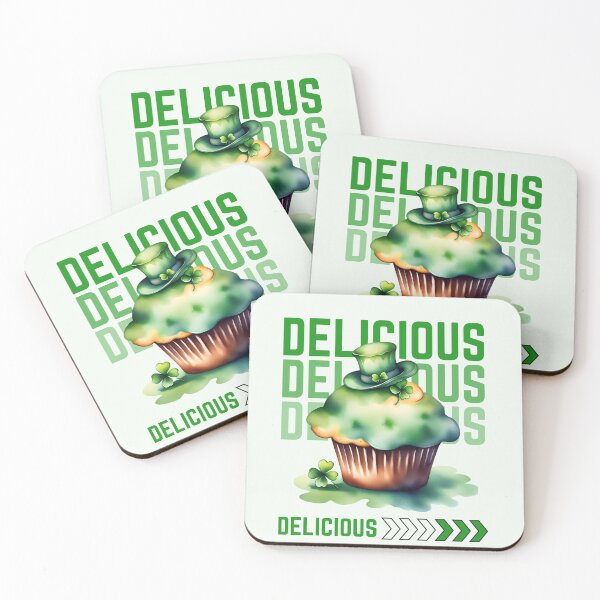 Item preview,   Cupcake St Patricks Day, Cupcake Lovers, Sweet Green Cupcake, Green Muffin, Kiss Me im Irish designed and sold by KolorellaS.