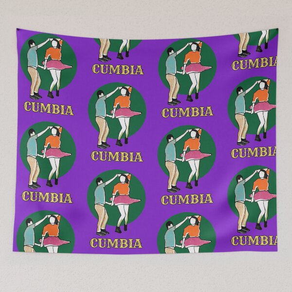 Item preview, Cumbia dance t-shirt 05 designed and sold by Fr3n3t1k.