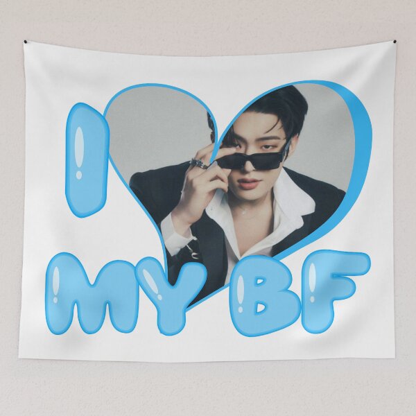Item preview, KPOP Ateez Mingi I love My BF Funny designed and sold by StarBunnyDesign.
