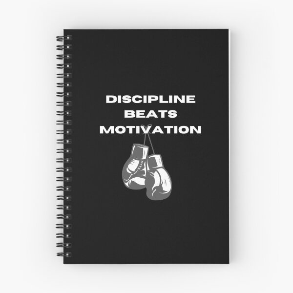 Aperçu de l'œuvre La discipline l'emporte sur la motivation créée et vendue par BMBR-Designs.