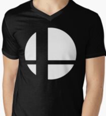 Super Smash Bros Logo Men's V-Neck T-Shirt