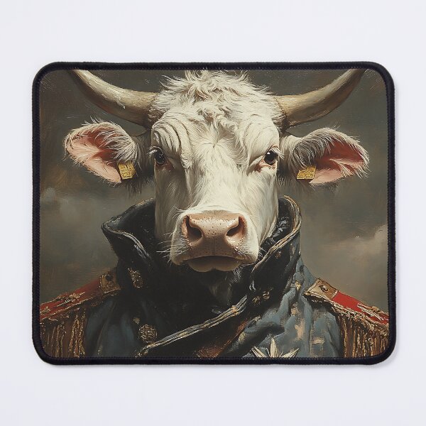 Item preview, Military General Cow - Animal Art designed and sold by Chrisjeffries24.