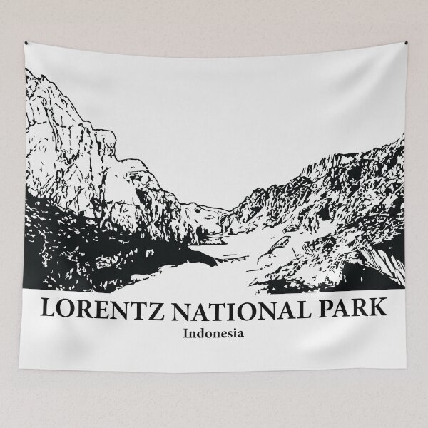 Item preview, Lorentz National Park - Indonesia designed and sold by Lakeric Cityscapes.