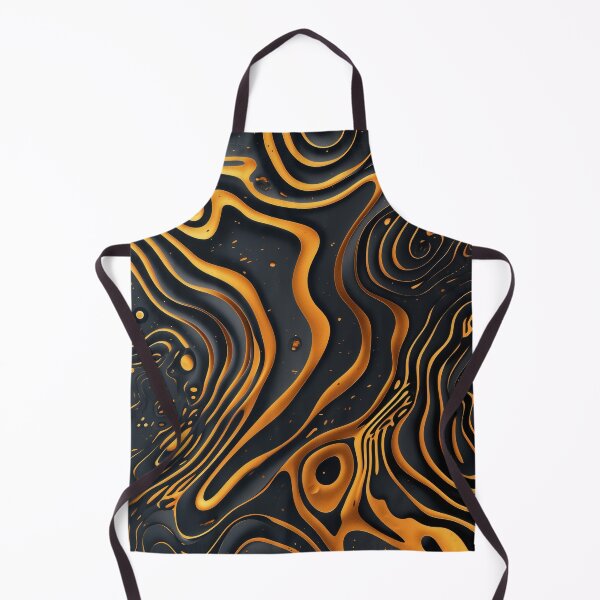 Item preview, Black Yellow Wave designed and sold by Visual-Elixir.
