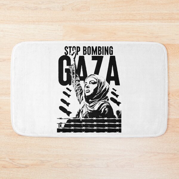 Item preview, Stop Bombing Gaza; designed and sold by StickerApe.