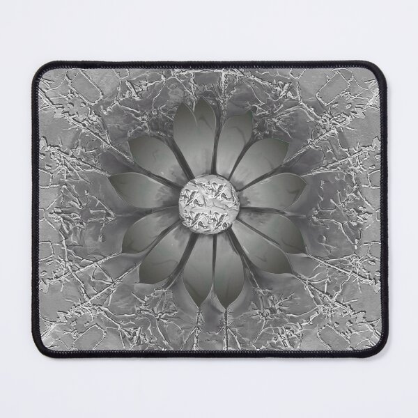 Item preview, Amanecer en Espejo – Monochrome Floral Elegance designed and sold by baindy.