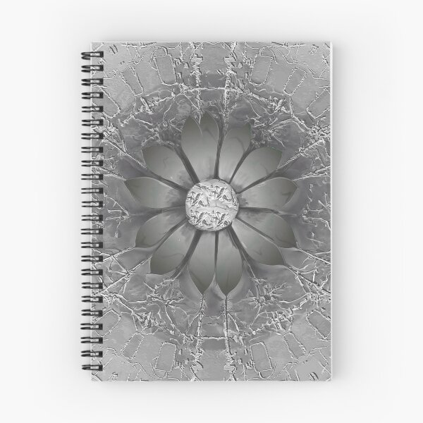 Item preview, Amanecer en Espejo – Monochrome Floral Elegance designed and sold by baindy.