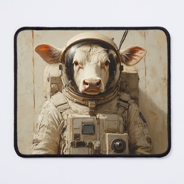 Item preview, Astronaut Cow - Animal Art designed and sold by Chrisjeffries24.
