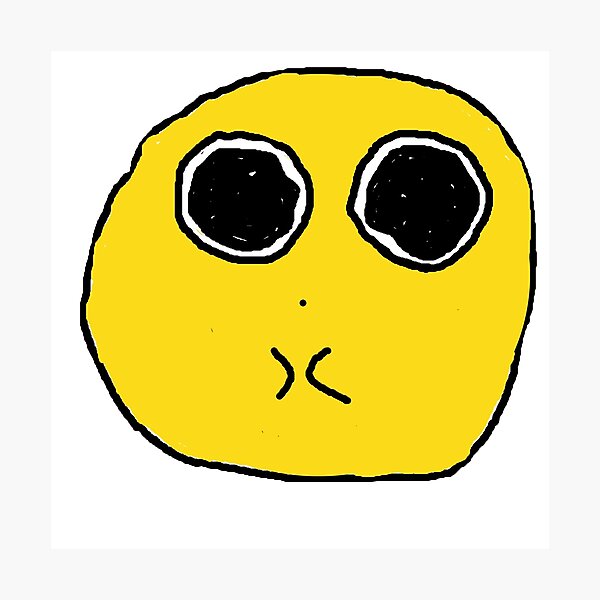 Artikelvorschau, Ein aufgeblähter Emoji, kurz vor der Explosion, aufgebläht. entworfen und verkauft von Vetagio.