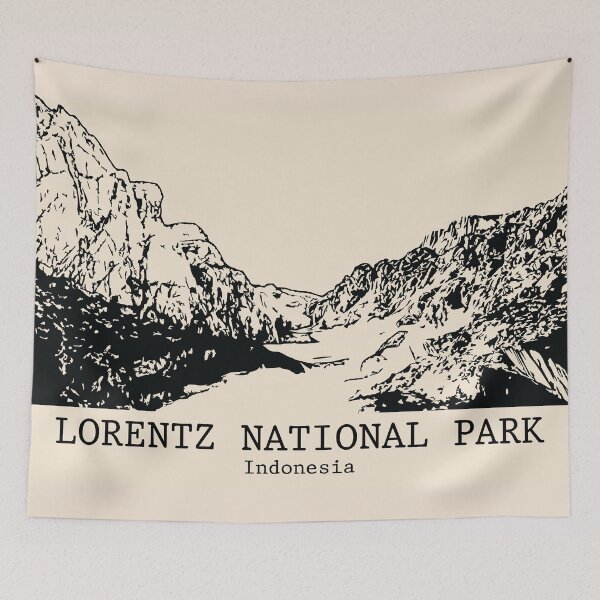 Item preview, Lorentz National Park - Indonesia designed and sold by Lakeric Cityscapes.