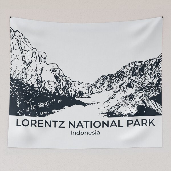 Item preview, Lorentz National Park - Indonesia designed and sold by Lakeric Cityscapes.