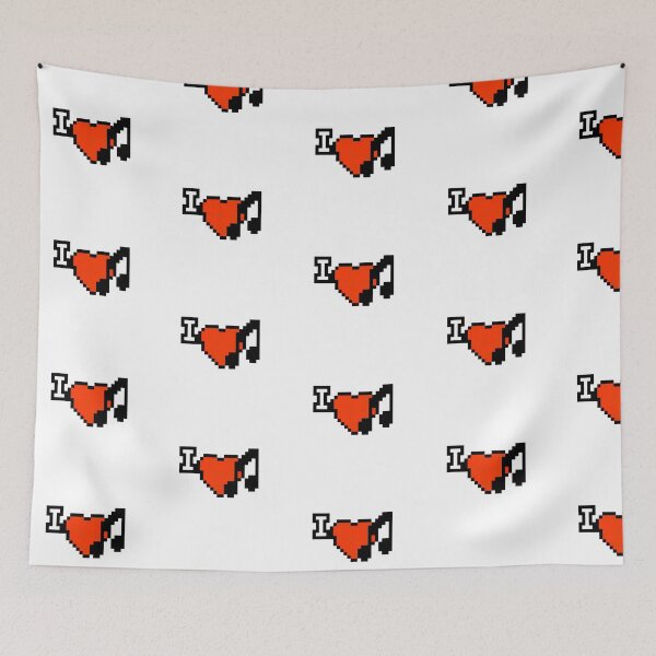 Item preview, Pixel Art 'I Love' Design with Heart designed and sold by K1llexx.
