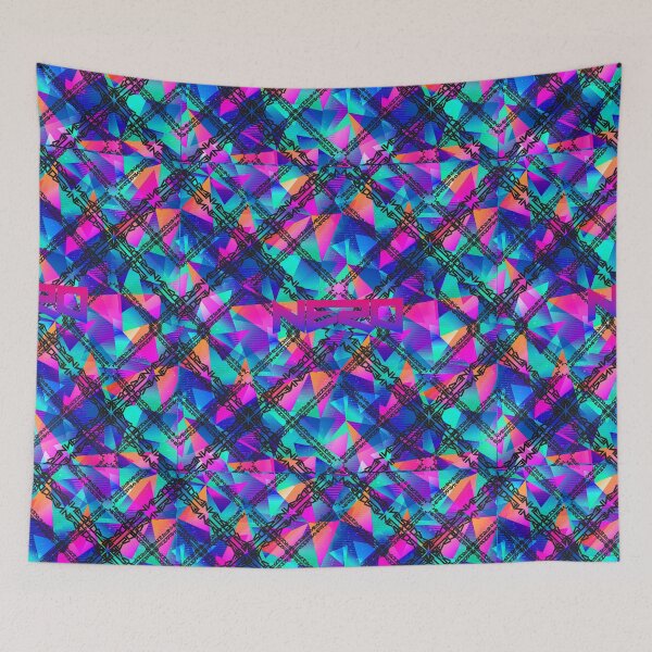 Item preview, Nero Kaleidoscopic Festival Fan Art Pattern designed and sold by FestDrip.