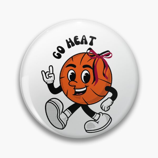 Item preview, Go Miami Heat Girly Basketball designed and sold by sarah-332.