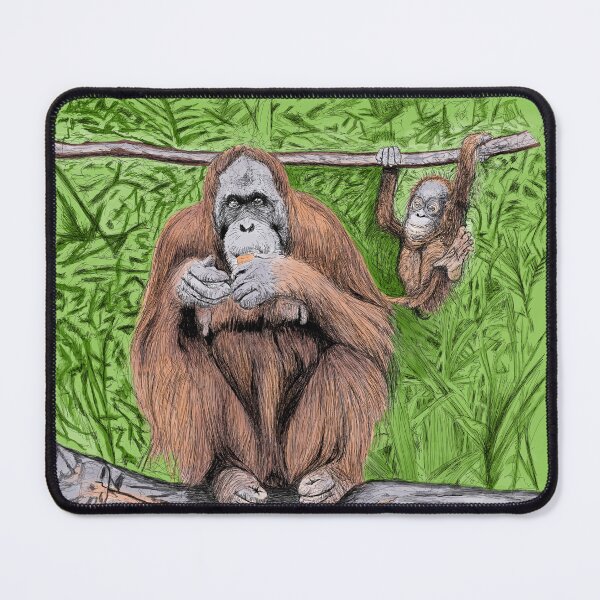 Item preview, Critically Endangered Bornean Orangutan designed and sold by motorcycles.