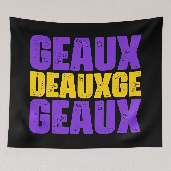 Item preview, Geaux Deauxge Geaux: Purple & Gold designed and sold by muskitt.