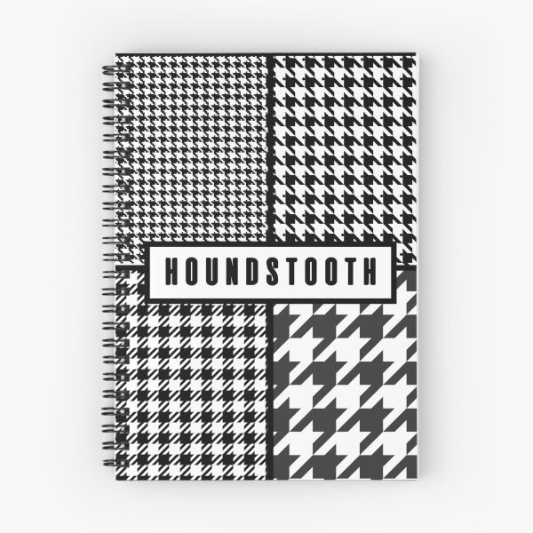 Item preview, Houndstooth, black and white pattern, elegant motif designed and sold by silent-violin.