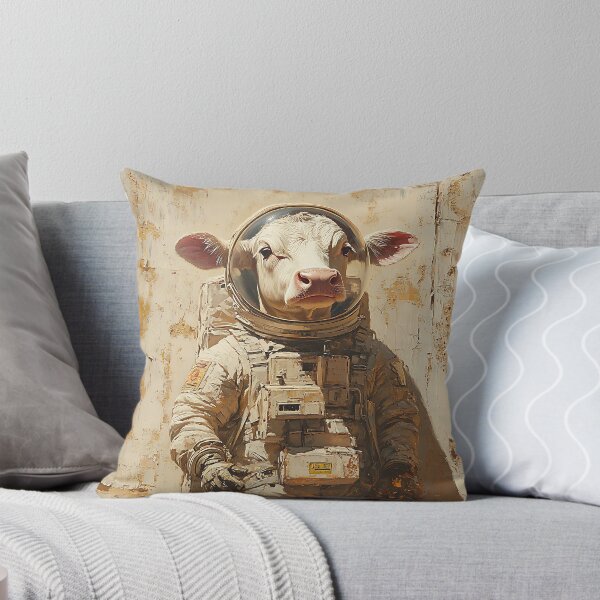 Item preview, The Astronaut Cow - Animal Art designed and sold by Chrisjeffries24.