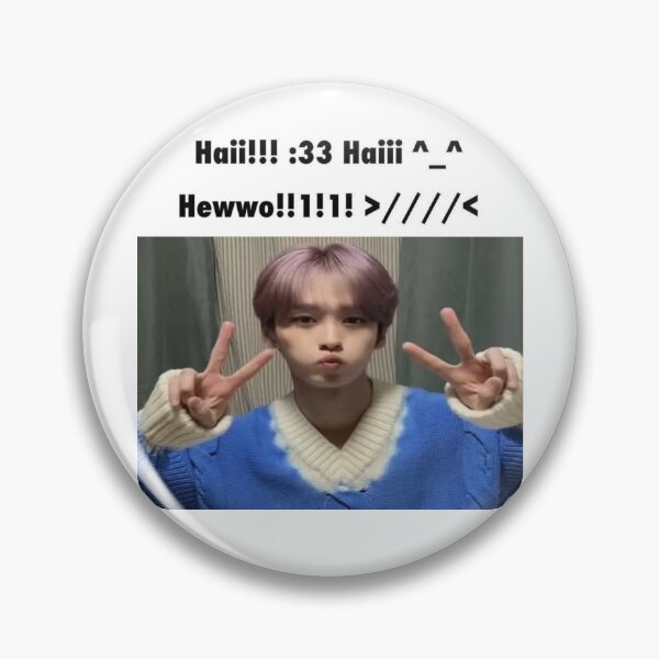 Item preview, Lee Know stray kids meme haii!!! :33 haiii hewwo!!1!1 designed and sold by hippoedcampus.