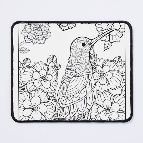 Item preview, Hummingbird #3 Coloring Page Pattern  designed and sold by DavidColoring.