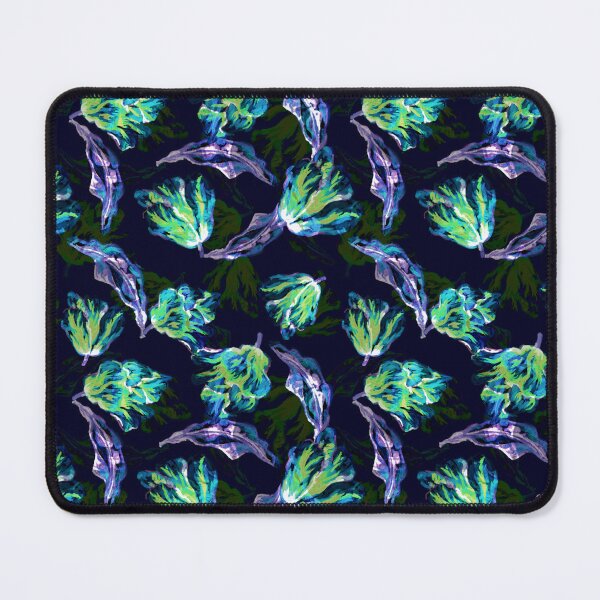 Item preview, Deep Purple Fluorescent Floral Print Seamless Repeat designed and sold by Sharon Schwalbe.